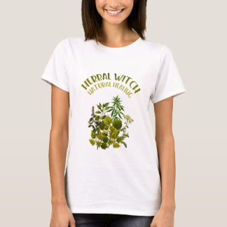 Camiseta Bruja herbaria - cura natural, hierbas, salud