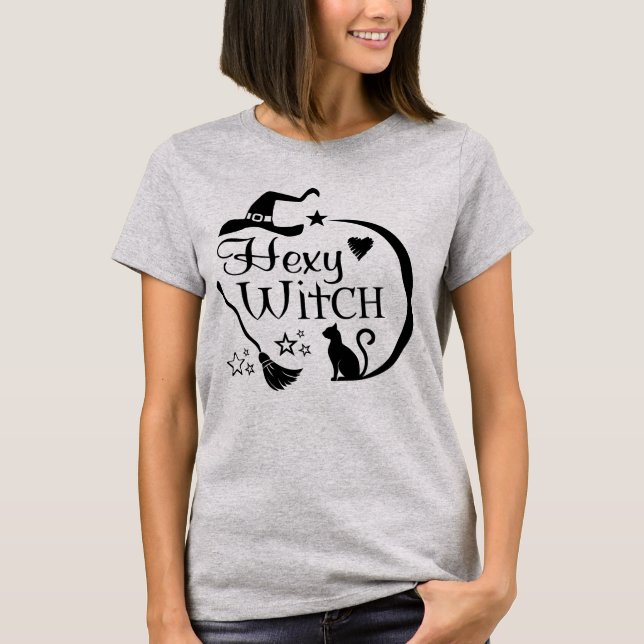 Camiseta Bruja hexy, brujas (Anverso)