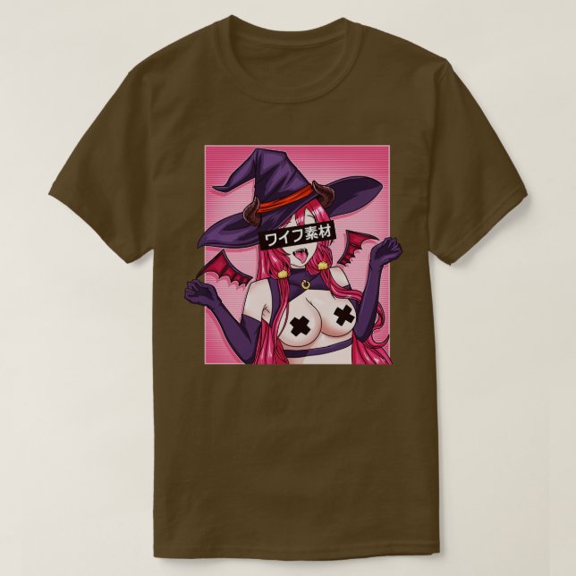 Camiseta Bruja japonesa (Diseño del anverso)