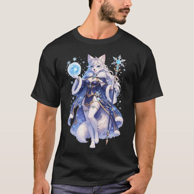 Camiseta Bruja Maga de la Nieve (Anverso)