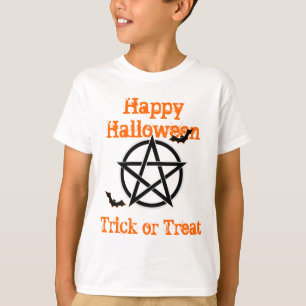 Camiseta bruja magia pentagram truco o tratamiento