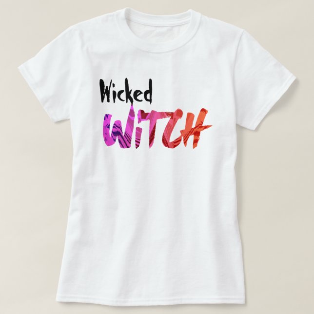 Camiseta Bruja malvada (Diseño del anverso)