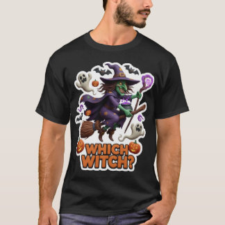 Camiseta Bruja malvada vuela magia de Halloween