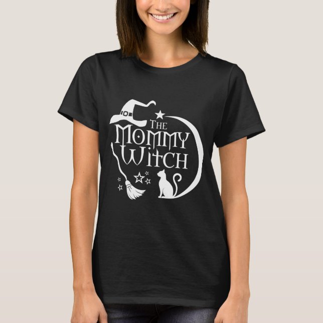 Camiseta Bruja mami de Halloween (Anverso)