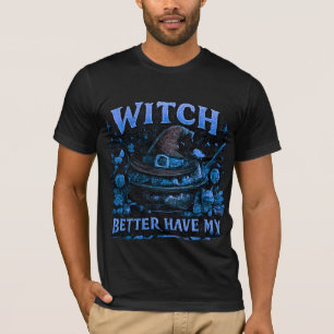 Camiseta Bruja Mejor Tenga Mi Caramelo Gráfico Divertido de
