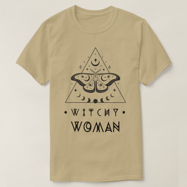 Camiseta Bruja mujer, mujer, mujer, mujer Wiccan, pagana Co (Diseño del anverso)