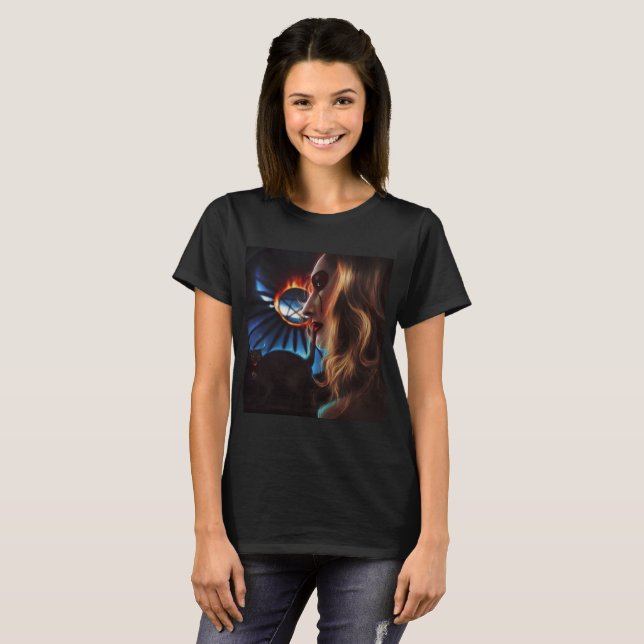 Camiseta Bruja oscura (Anverso completo)