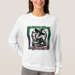 Camiseta Bruja Pin-up Halloween