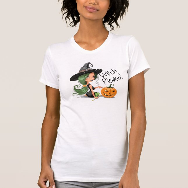 Camiseta Bruja, por favor (Anverso)