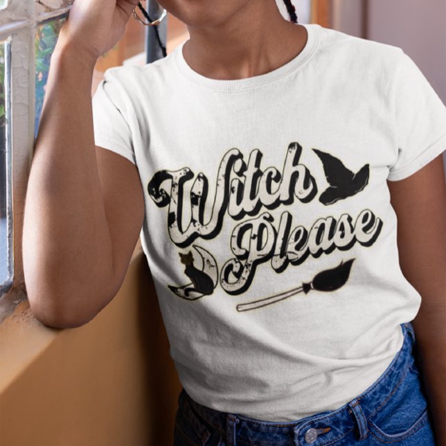 Camiseta Bruja, por favor | Cita divertida de Halloween (Subido por el creador)