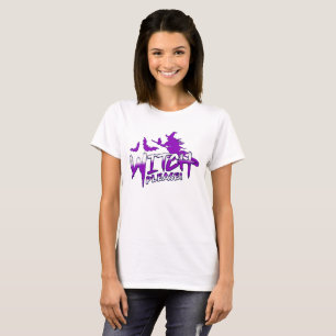 Camiseta ¡Bruja Por Favor! Divertida Bruja Retro de Hallowe