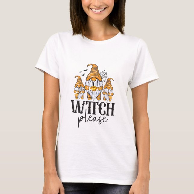 Camiseta Bruja Por Favor - Halloween (Anverso)