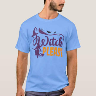 Camiseta Bruja por favor niño de Halloween