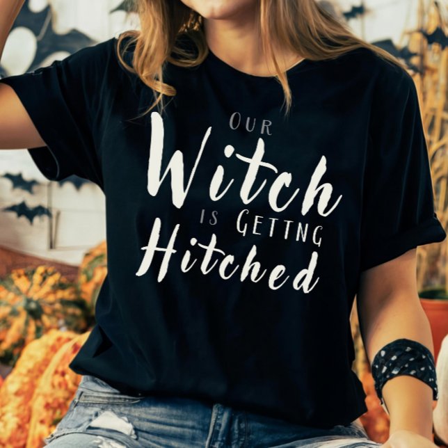 Camiseta Bruja que se casa Fiesta de Despedida de Halloween (Subido por el creador)