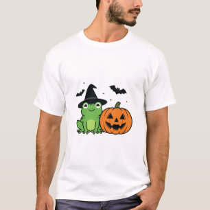 Camiseta Bruja Rana Halloween Espeluznante Coven de Anfibio