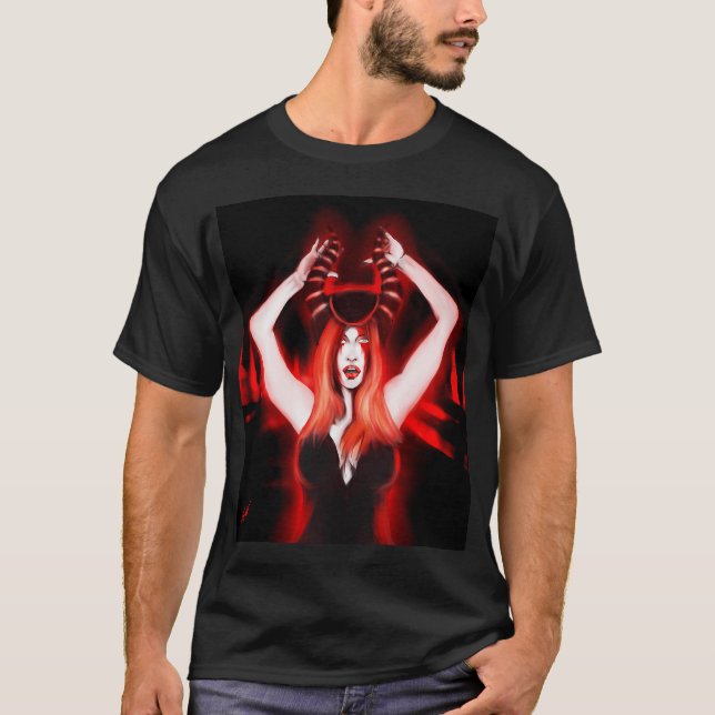 Camiseta Bruja roja (Anverso)