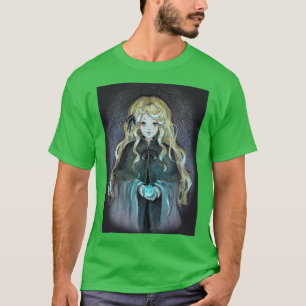 Camiseta Bruja rubia con cristal brillante