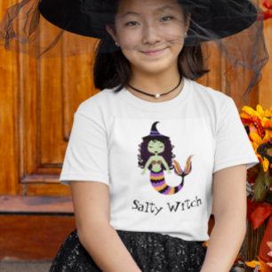 Camiseta Bruja Salada Halloween Sirena