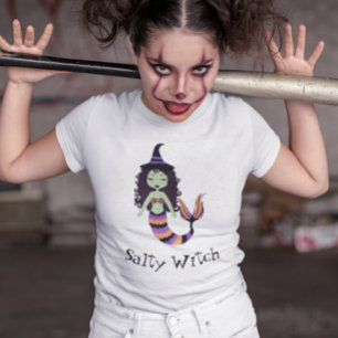Camiseta Bruja Salada Halloween Sirena