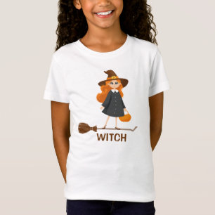 Camiseta Bruja suave en la divertida escuela de Personaliza