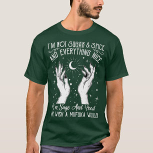 Camiseta Bruja Tarot Mujer Halloween Espesa Profundidad Wi