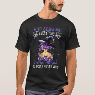 Camiseta Bruja Tarot Mujer Halloween Espesa Profundidad Wi