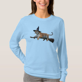 Camiseta Bruja Tigre Divertida