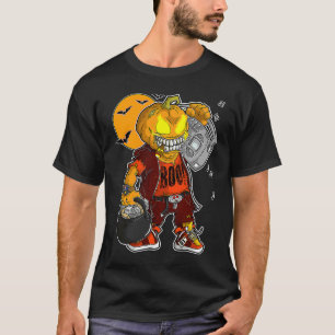 Camiseta Bruja Unicornio Halloween Gato Negro Luna Naranja