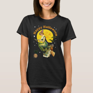 Camiseta Bruja Vintage de Halloween