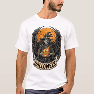 Camiseta Bruja Vintage de Halloween Gótico