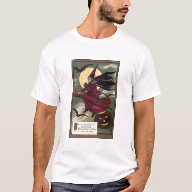 Camiseta Bruja voladora (Anverso)