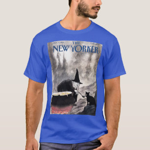 Camiseta Bruja Y Gato Negro En Nuevo Poster
