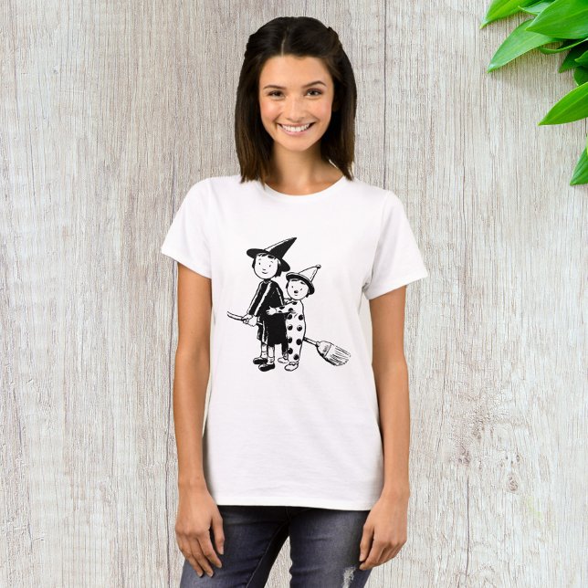 Camiseta Bruja Y Payaso (Subido por el creador)