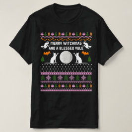 Camiseta brujas alegres y navidades yules bendecidos