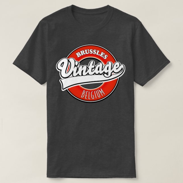 Camiseta Brujas Bélgica vintage (Diseño del anverso)