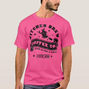 Camiseta Brujas Brew Café Salem 1692 Funny Halloween Wit