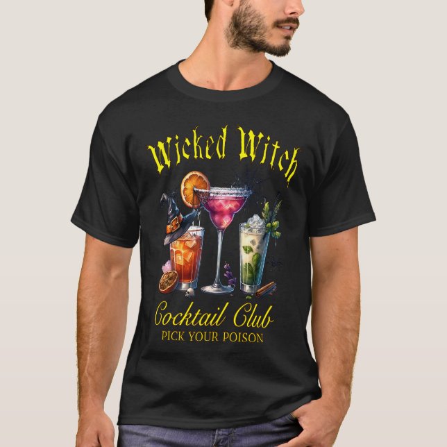 Camiseta Brujas Brew Witch Cocktail Club (Anverso)
