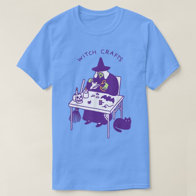 Camiseta Brujas brujas Brujería Halloween Spooky Gato Negro (Diseño del anverso)