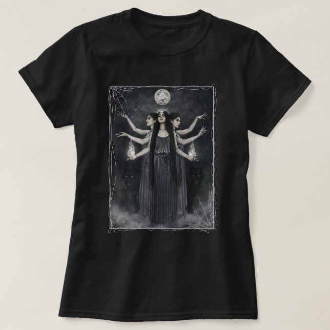 Camiseta Brujas estéticas Werewolves Moon Witchen (Diseño del anverso)