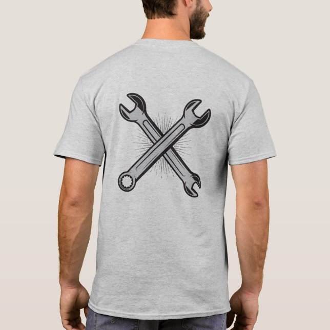 Camiseta Brujas - Gris (Reverso)