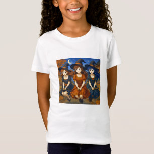 Camiseta Brujas volando en las escobas