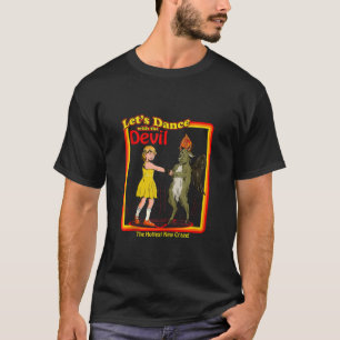Camiseta Brujería Bailamos con el Diablo Baphomet Sat