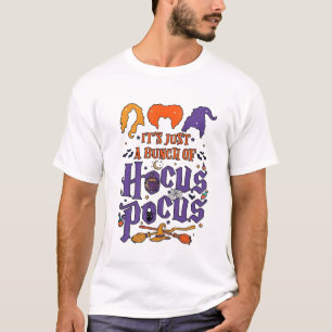 Camiseta Brujería de Halloween Caldero de Brujas Escoba Gat