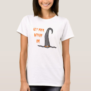 Camiseta Brujería en Halloween, Gorra Brujo