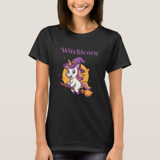 Camiseta Brujicorn Divertido Lindo Espeluznante Halloween