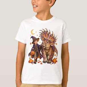 Camiseta Brujo de Calabaza & Kosmoceratops Halloween