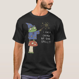Camiseta Brujo de Rana Divertido Lanzo Hechizo de Fuera Cri