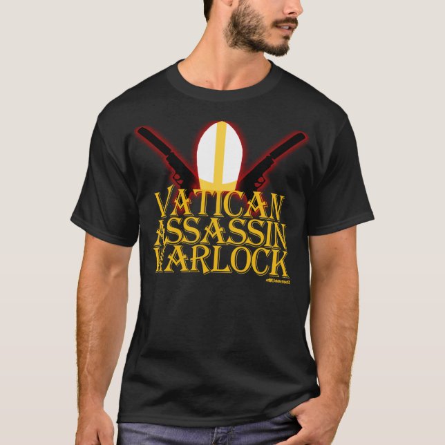 Camiseta ¡Brujo del asesino de Vatican! (Anverso)