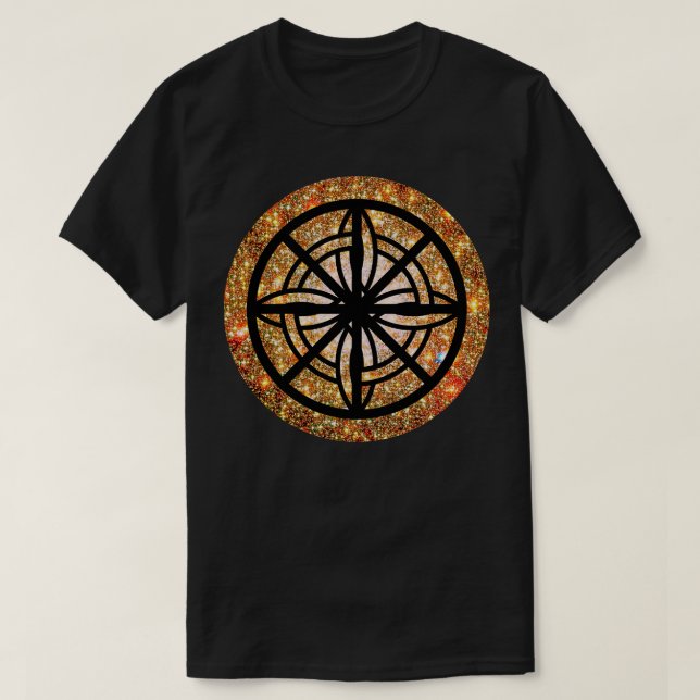 Camiseta Brújula celeste (Diseño del anverso)