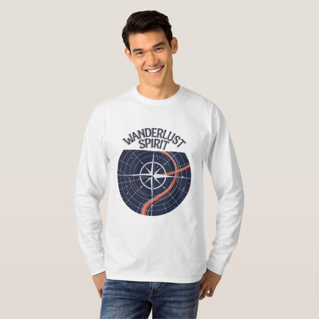 Camiseta Brújula cósmica (Anverso completo)